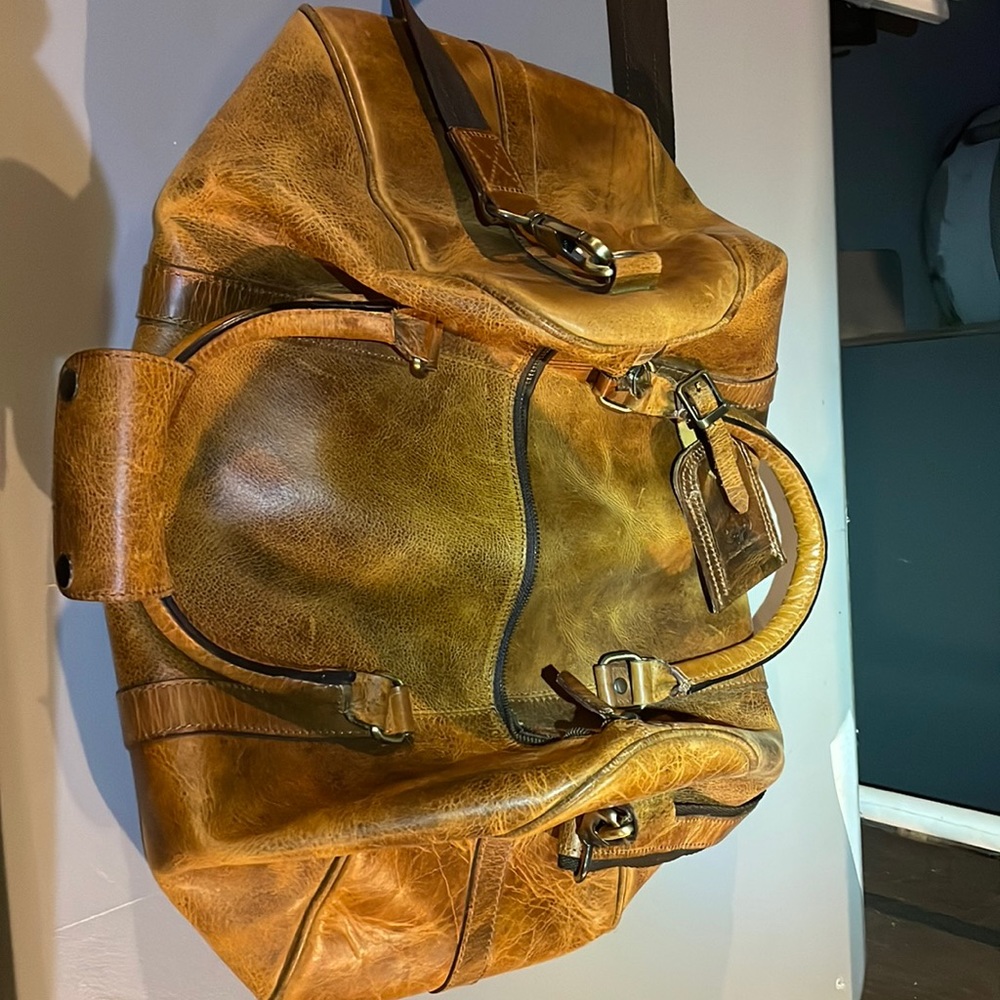 Nando Adventure Leather Travel Duffle Bag